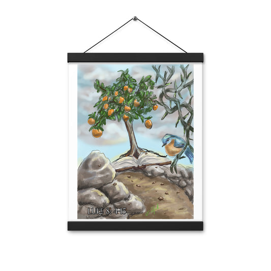 Advent Art series Day 11 Luke 8: 4-15 Parable of the Sower with hangers